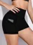 Black High Rise Micro Mini Shorts