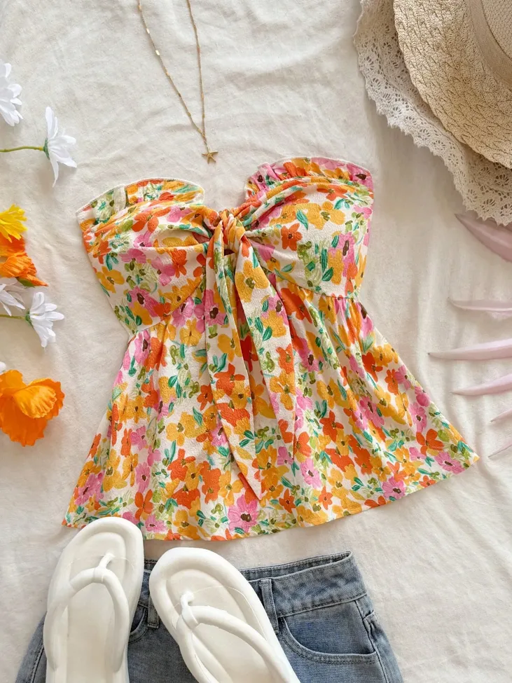 Multicolor Bandeau Top - Image 1