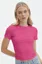 Pink Fitted Basic Top