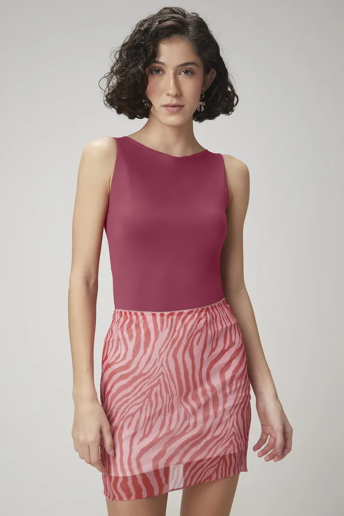 Polyamide Boat Neck Bodysuit - Image 1