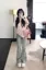 Light Blue Dark Wash Bootcut Jeans