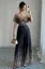 Black Fitted Plunge Neck Jumpsuit