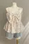 White Floral Tieup Bow Detail Top