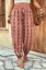 Light Pink High Rise Ethnic Print Pants