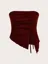 Ribbed Asymmetric Tube Top