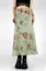 Green Floral Aline Maxi Skirt