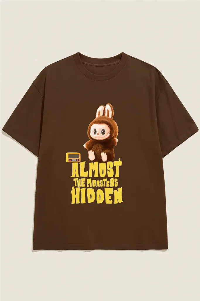 Labubu Graphic Oversized T-Shirt - Image 1