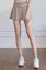 Light Grey Mid Rise Sports Skort