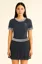 Preppy Pleated Black Coord Set