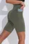 Olive Highrise Sports Shorts