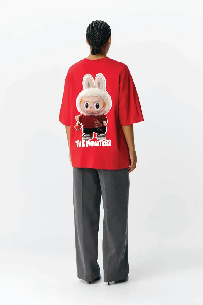 Labubu Graphic Oversized T-Shirt - Image 1