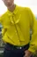 Yellow Solid Tieup Buttoned Shirt