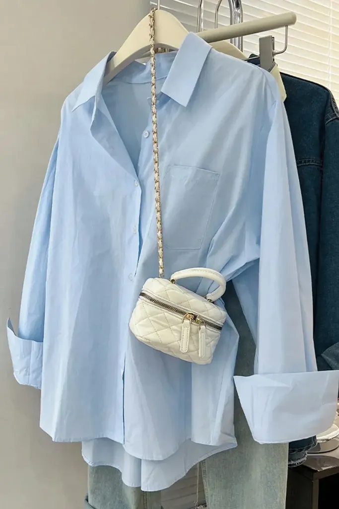 Light Blue Buttoned Shirt - Image 1