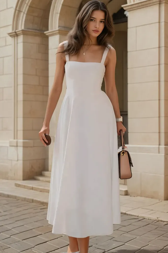 andmary Simon flare dress 【white】 Lis Simon Wedding Dress Save 79% - Stillwhite