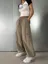 Khaki Cargo Drawstring Pants
