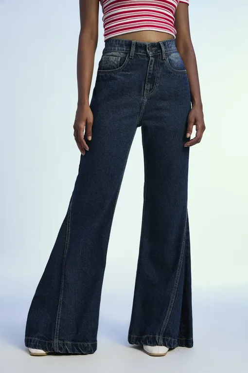 【新品未使用】SENEE high waist flare denim ジーンズ デニム デニムパンツ high waist flare denim（ハイ