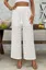 White Lace Cotton Pants