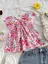 Red Floral Sweetheart Top
