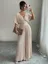 Apricot Pleated Wideleg Jumpsuit