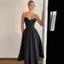 Black Sweetheart Fit Flare Dress