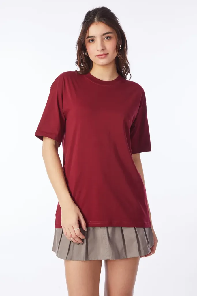 Maroon Taylor Swift Tour Printed Tshirt - Image 1