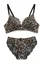Yellow Animal Print Half-Coverage non-wired Matching Set