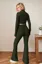 Olive Textured Co Ord Set