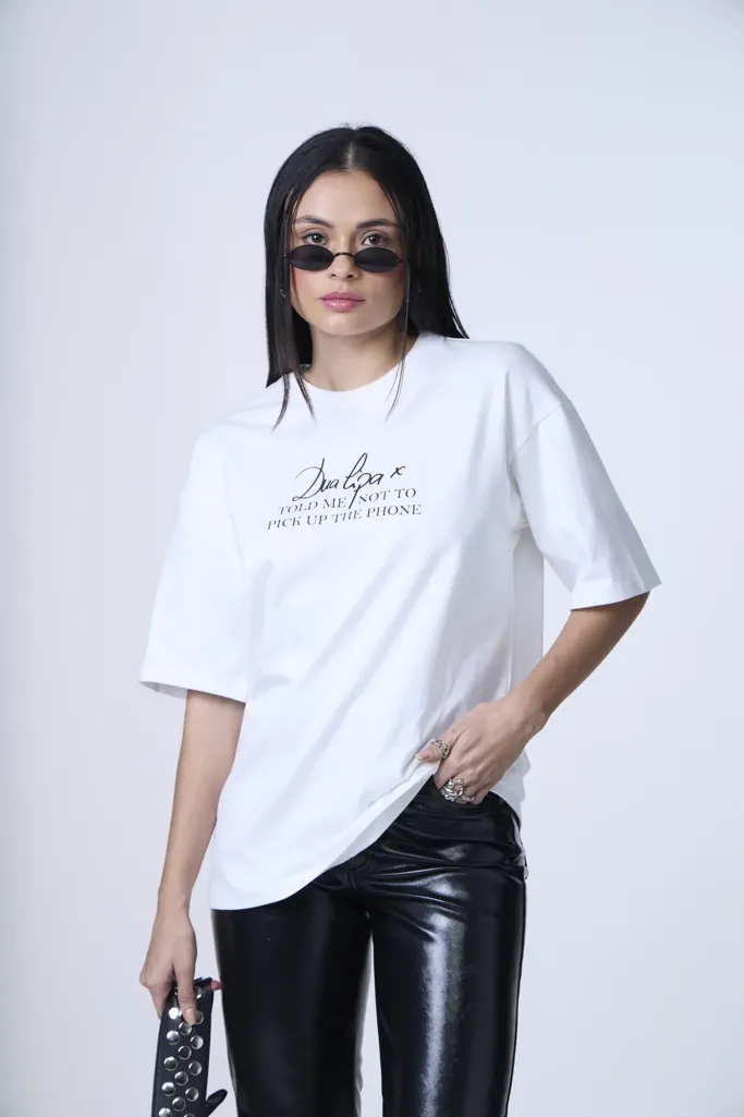 White Graphic Tshirt - Image 1