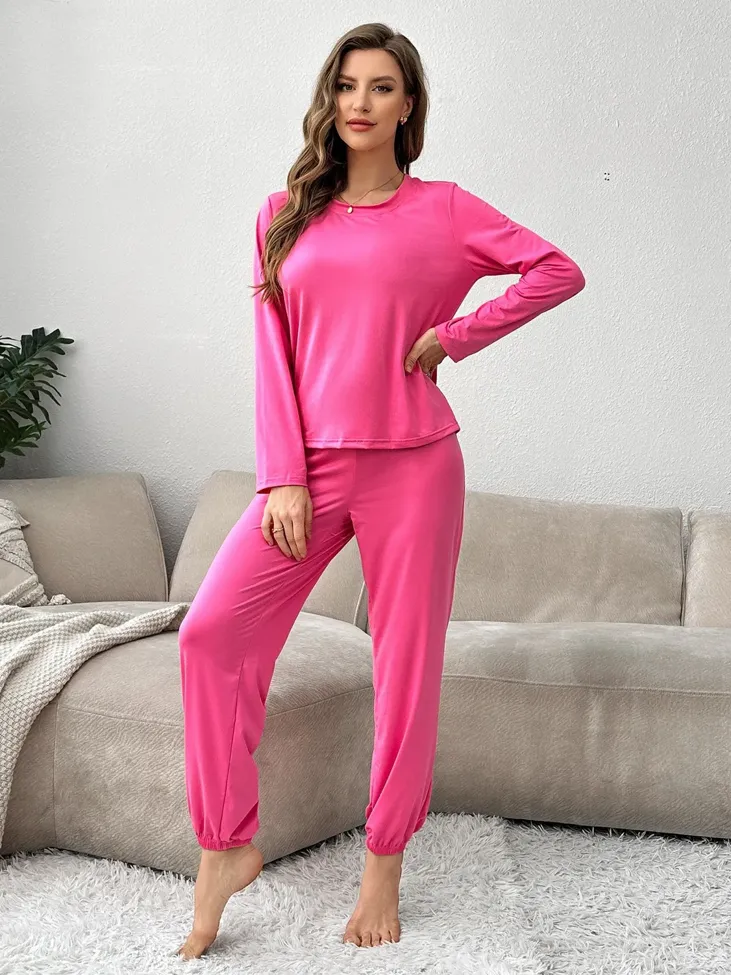 Fuchsia Solid Co-Ord Set - Image 1
