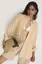 Yellow Stripe Oversized Shirt With Side Pocket