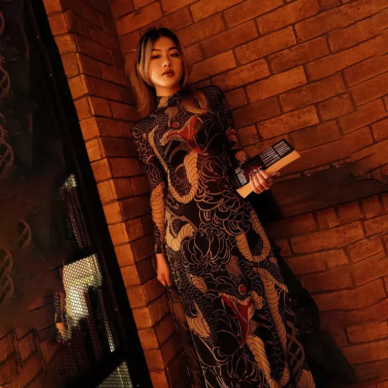 Brown Animal Print Sheath Top - Image 1