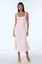 Pink Mermaid Hem Dress