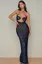 Halter Neck Cut Out Bodycon Dress
