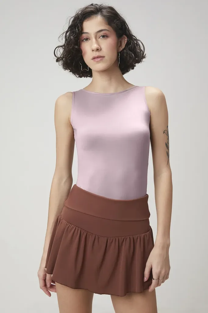 Polyamide Boat Neck Bodysuit - Image 1