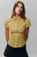Khaki Fitted Button Down Shirt
