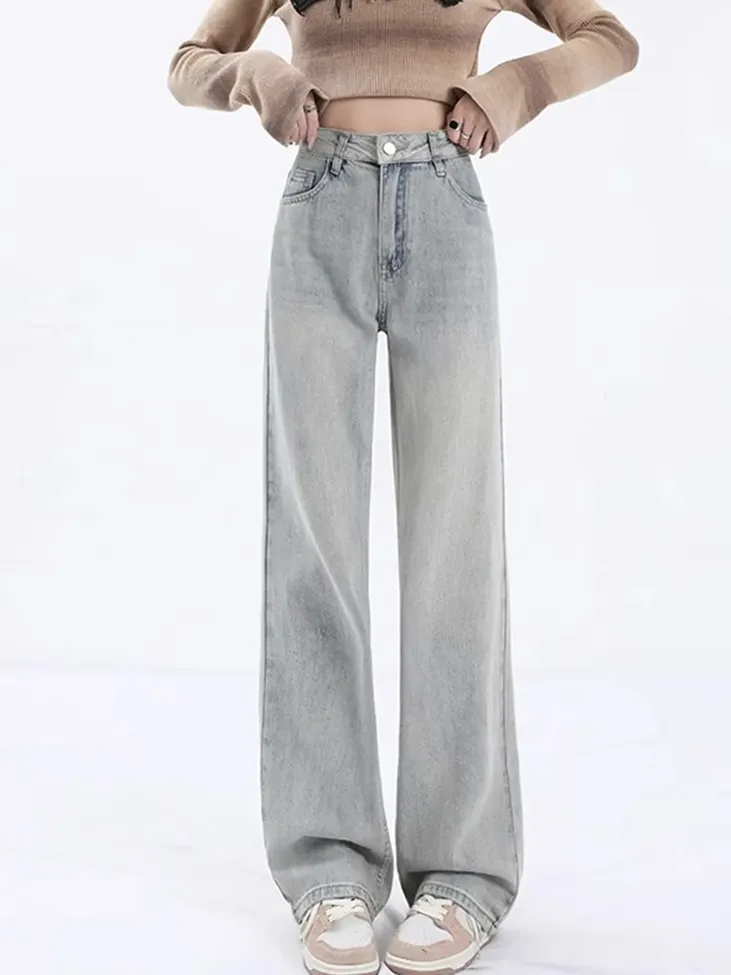 High Rise Wide Leg Jeans - Image 1