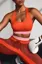 Orange Scoop Neck Bralette Top