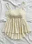 Yellow Textured High Low Peplum Top