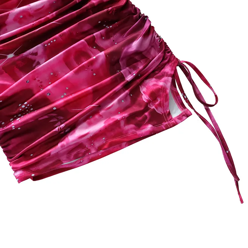 tadashi shoji burgundy dress Pink Floral Bodycon Dress Sleeveless Mesh
