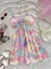 Multi Abstract Cutout Mini Dress
