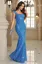 Sweetheart Blue Mermaid Maxi Dress