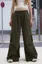 Olive Highrise Cargo Pants
