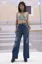 Darkblue Highrise Straight Jeans