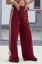 Maroon Highrise Trackpants