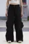 Black Highrise Cargo Pants
