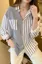 White Striped Button Down Shirt