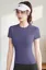 Purple Fitted Crew Neck Tshirt