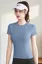 Blue Fitted Crew Neck Tshirt