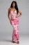 Pink Sweetheart Floral Maxi Dress