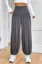 Dark Grey High Rise Harem Pants